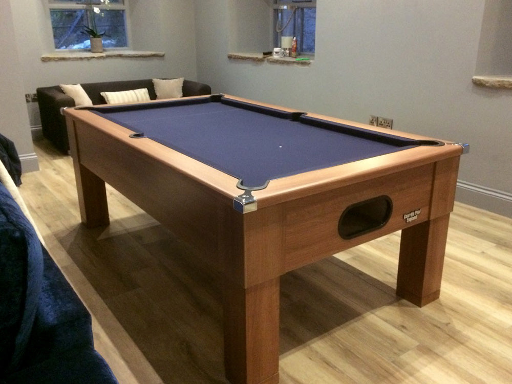 Streaky Walnut 6ft pool table uk (Square Leg)