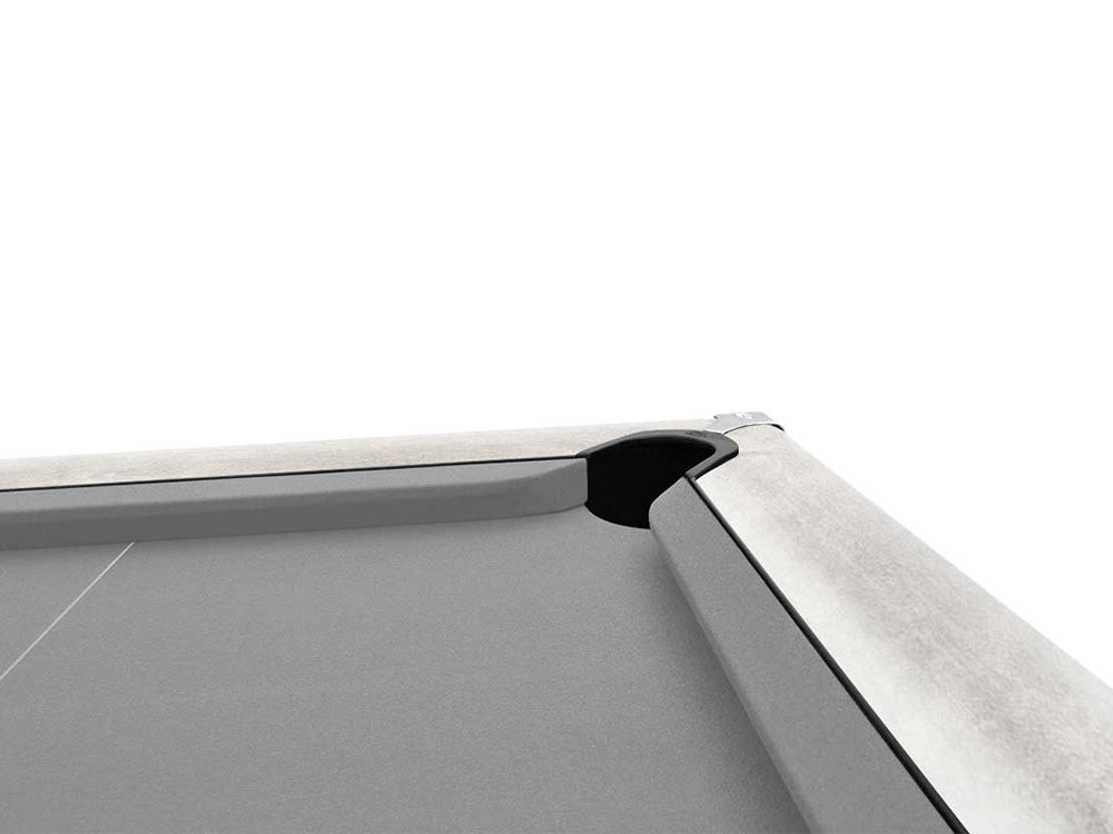 Urban Grey 6ft pool table uk. Chrome detail.