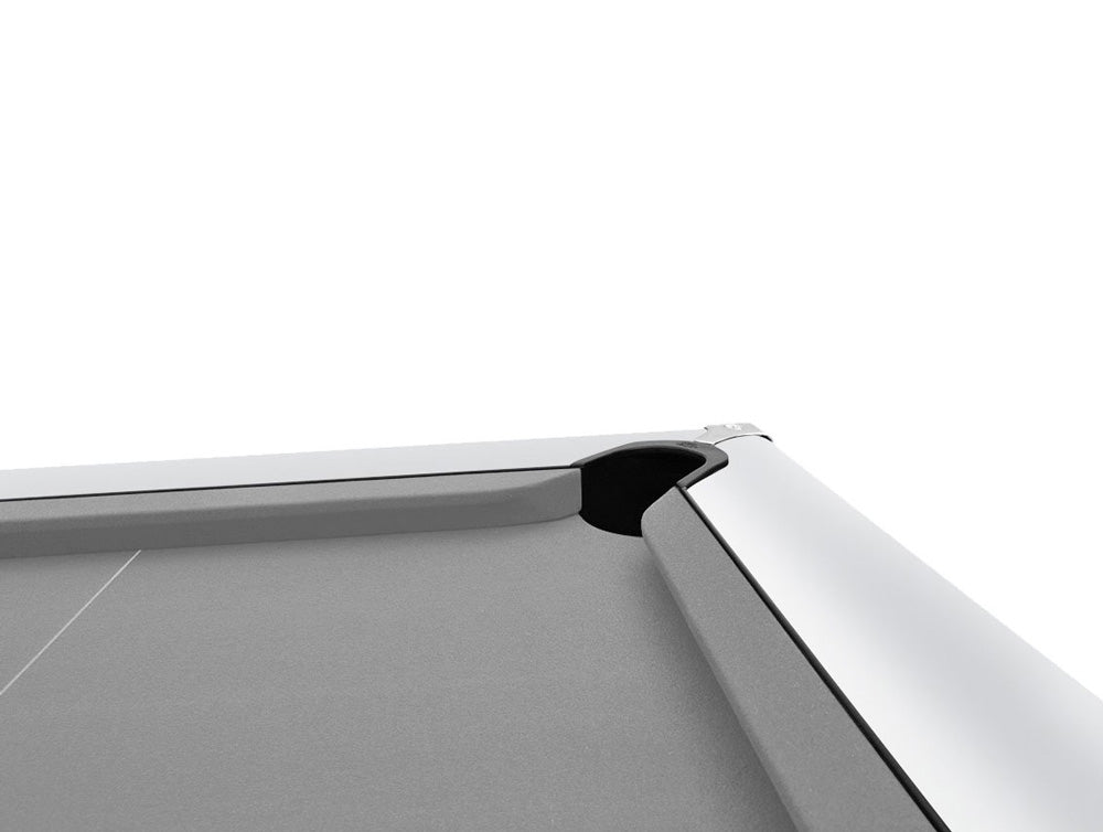 White pool table , grey cloth with chrome detail