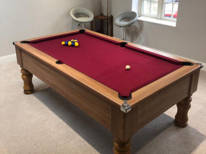 Streaky Walnut 6ft pool table uk