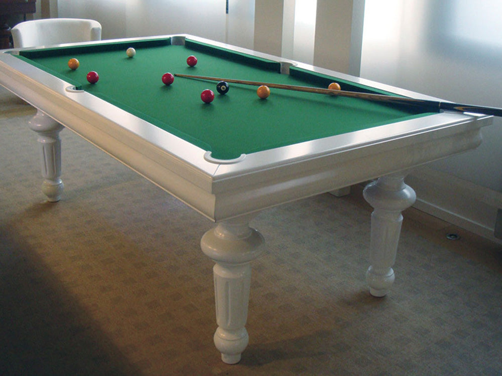 Jubilee 7ft white Pool table with green cloth