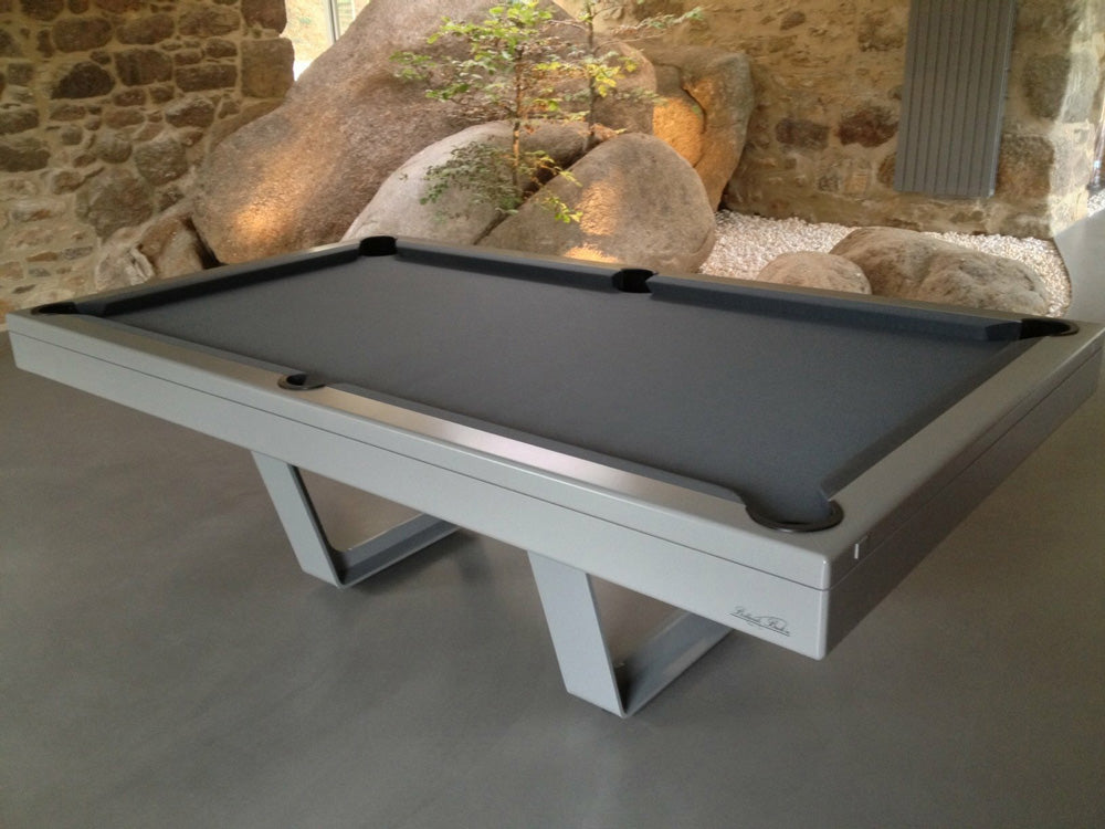 Air Luxury 7ft Pool Table, grey finish, grey cloth