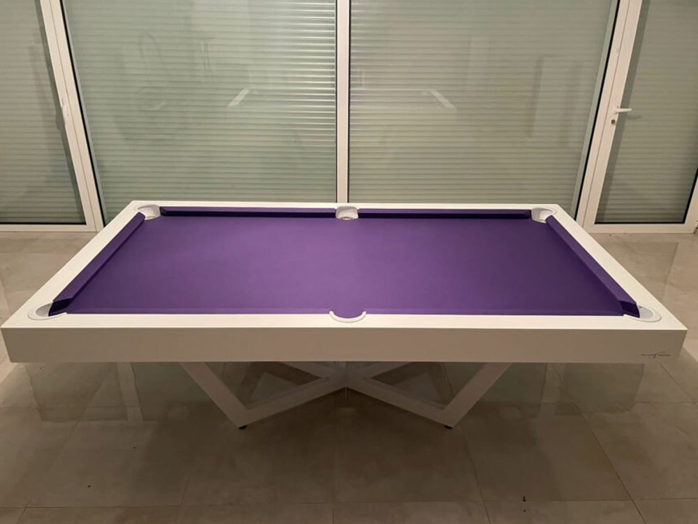 White Luxury Prism pool table