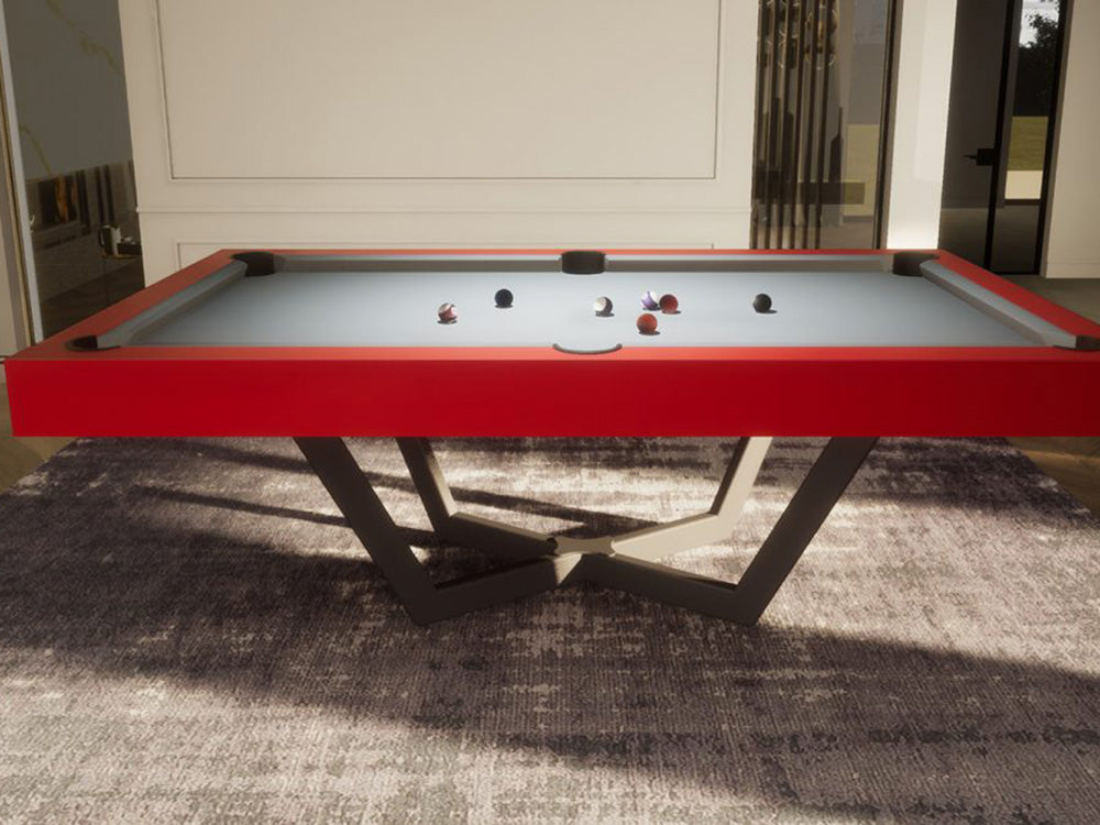 Luxury Prism red pool table