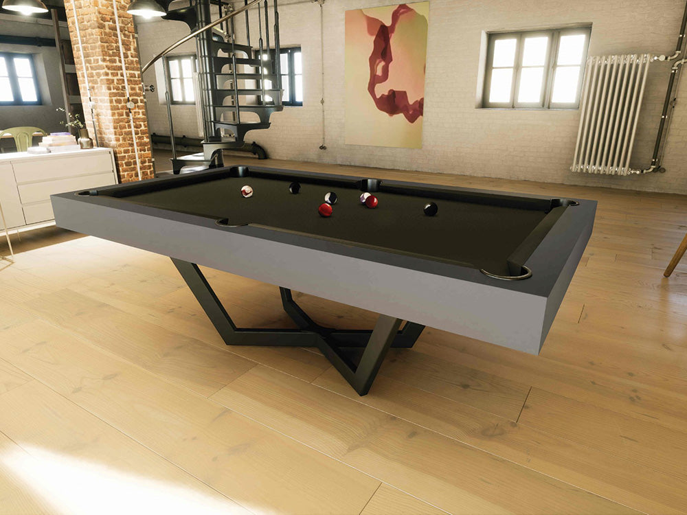 Luxury Prism pool table, black pool table