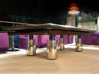 Dtangos luxury pool table, wooden finish pool table, custom pool table