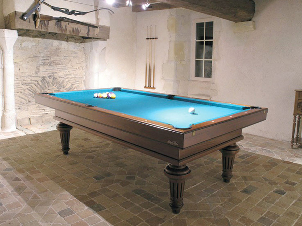 Wooden style Pacha Pool Table green cloth
