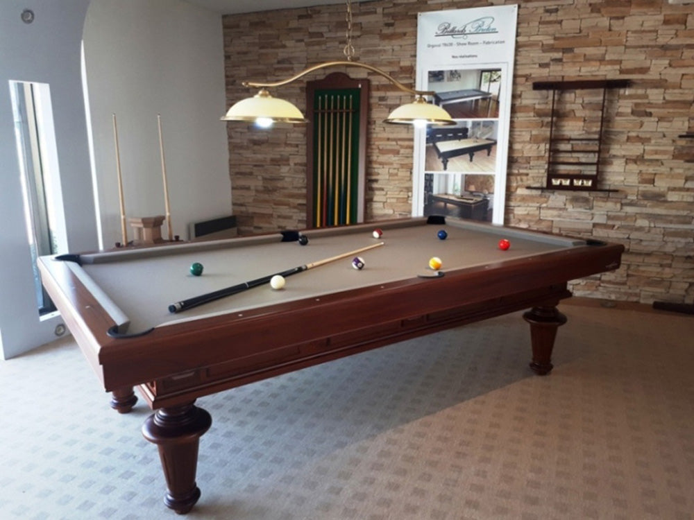 Prestige Pool Table in dark wood style